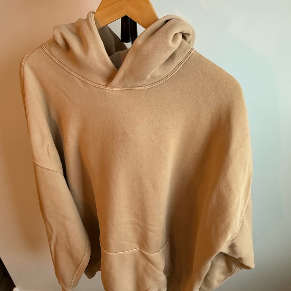 Abercrombie & Fitch Tan Hoodie Oversized